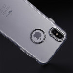 Wholesale iPhone Xr 6.1in Chrome Metallic Transparent Case (Clear)